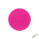Jetoane embosate, design pahar de vin, 29 mm, roz